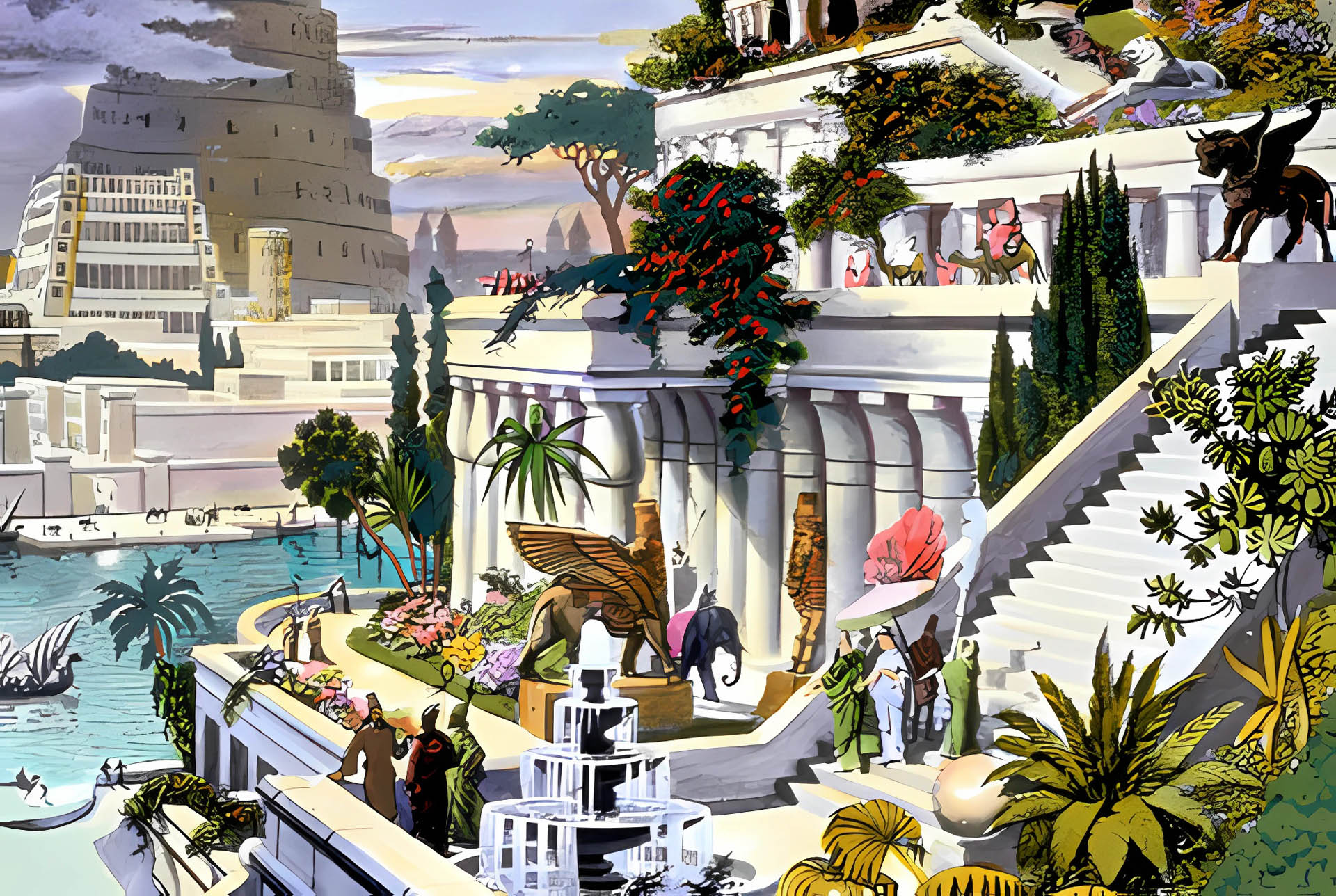 'The hanging gardens of Babylon' 2010